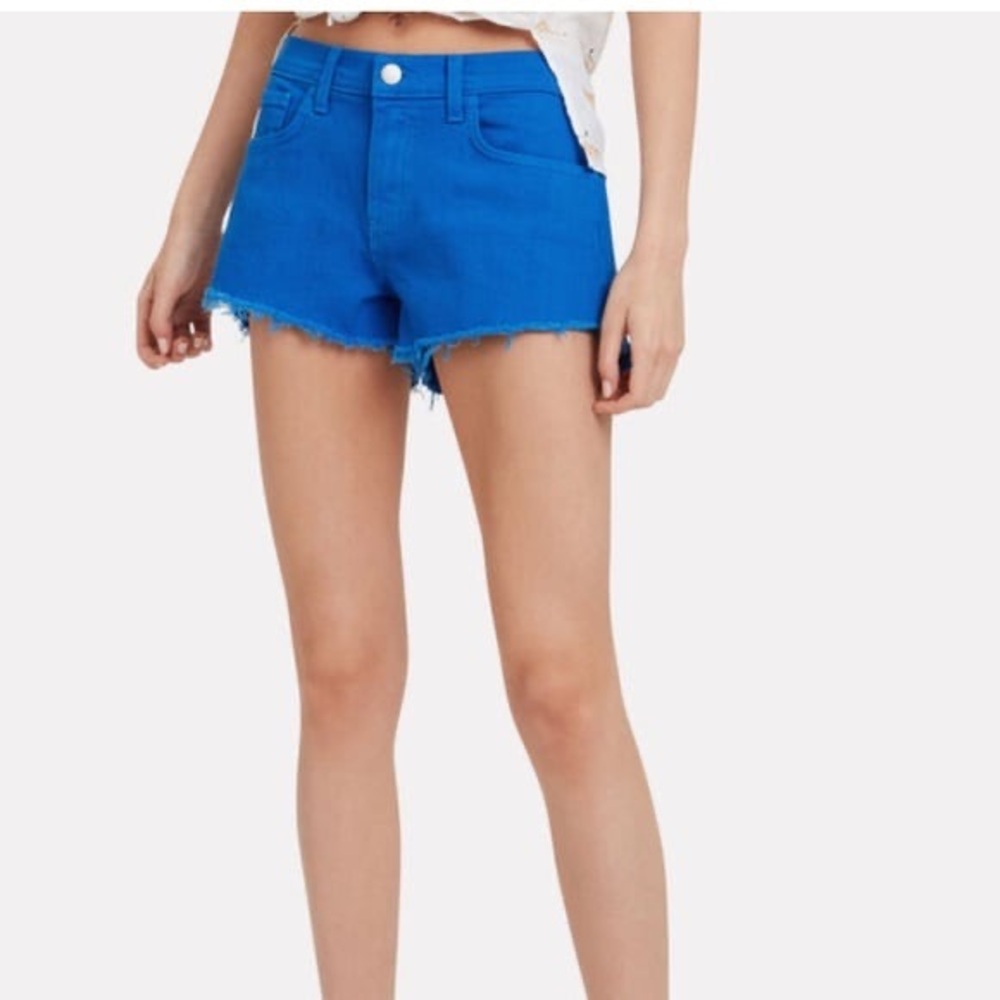 L’agence Blue/Cobalt Audrey Denim Short